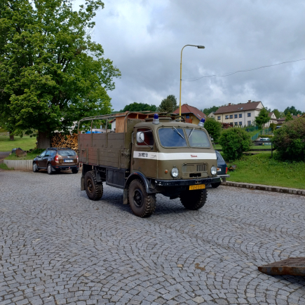Zprovoznění hasičského veteránu