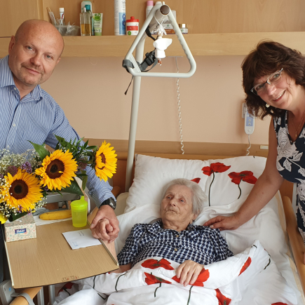 Neuvěřitelných 101 let oslavila dnes paní Věruška Janišová