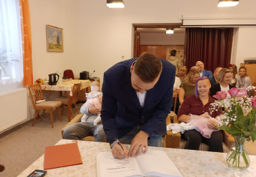 Vítání občánků 5.10.2024 Vítání občánků 5.10.2024