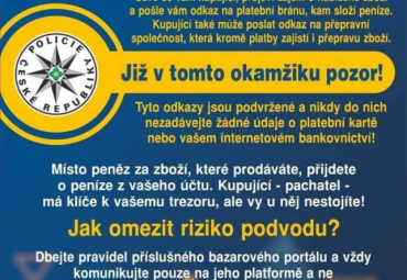 VAROVÁNÍ POLICE ČR VAROVÁNÍ POLICE ČR